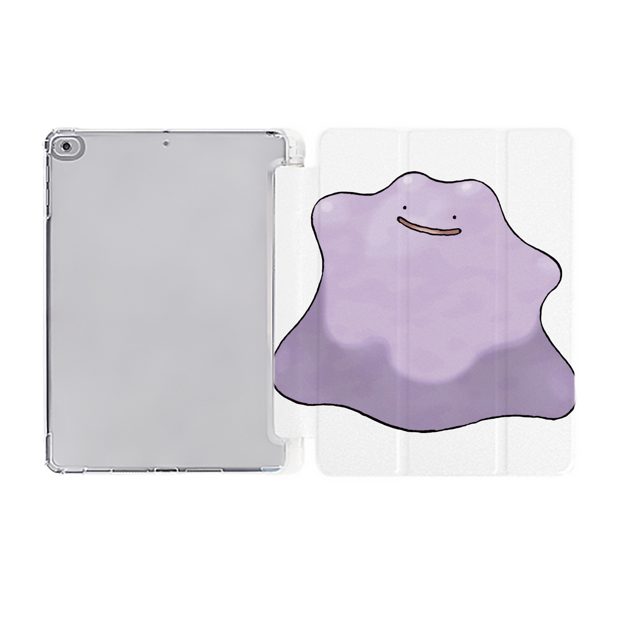 （画像用） ポケットモンスター Pokémon IPad ケース ペン収納付き 三つ折りスタンド PUレザー×シリコン 対応機種9.5/10.5/10.9インチ